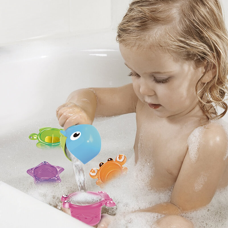 حمام الطفل اللعب Marble بها بنفسك سباق الرخام تشغيل تجميع المسار حوض استحمام للاستخدام في الحمام لعب الاطفال رذاذ الماء مجموعات الالعاب أكواب التراص للأطفال