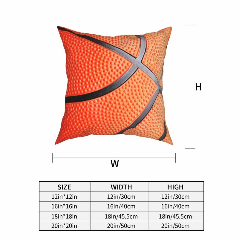 كرة السلة المخدة الطباعة نسيج وسادة غطاء الديكور كيس وسادة غطاء سيارة مربع 18"