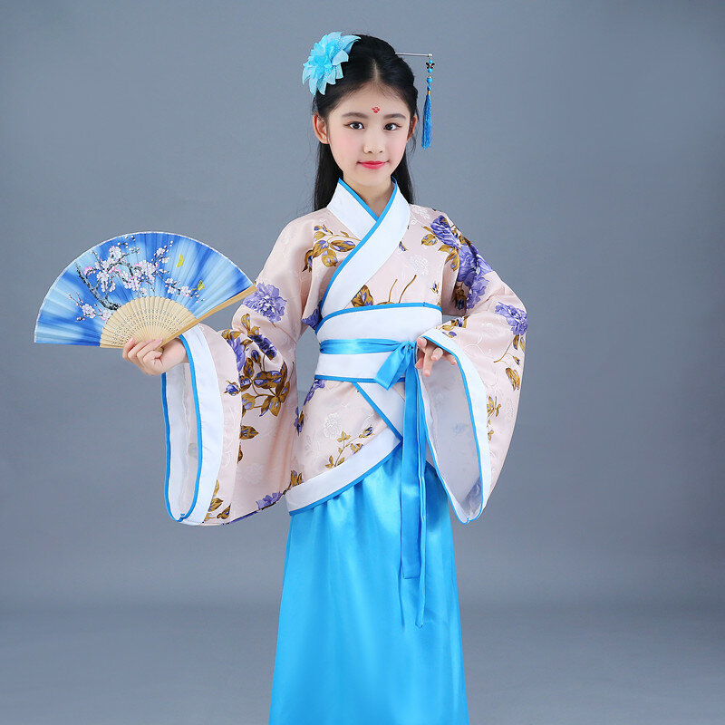 زي هانفو للفتيات ، زي الأميرة الملكي الصيني ، تأثيري للأداء المسرحي