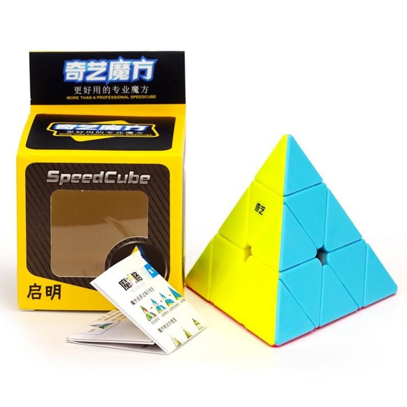 Qiyi QiMing مكعبات 3x3x3 مثلث سرعة المكعب السحري الهرم المهنية 3x3 Cubo Magico الألغاز ألعاب تعليمية للأطفال للبالغين