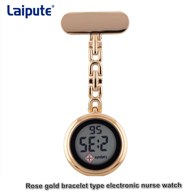شاشة إلكترونية ممرضة طبية ساعة جيب بسيطة للرجال والنساء