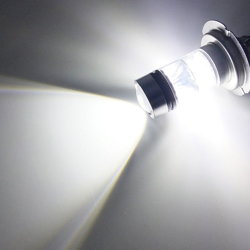 Bostar 2 قطعة الاستهلاك المنخفض عالية الطاقة LED لمبة المصباح/فوجليت حياة طويلة H4 H7 H8 H11 9005/9006 3000K 100 واط الضوء الأبيض #94209