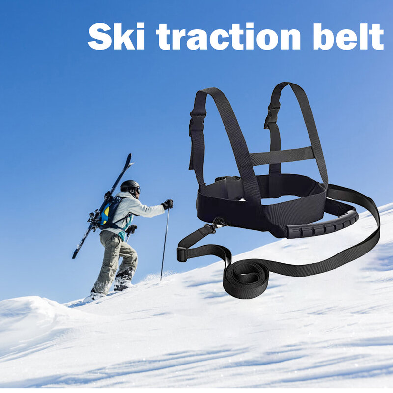 قابل للتعديل الأطفال التزلج سلامة الجر تسخير حبل متعددة الوظائف أجهزة لياقة خارجية الرياضة التزلج التدريب الكتف حزام الصدر