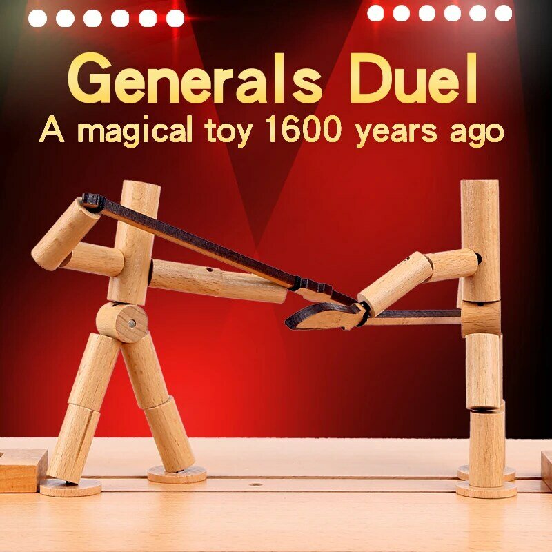 اثنين من لاعب القتال لعبة خشبية للبنين الوالدين الطفل التفاعلية منضدية الإبداعية لعبة هدية عيد ميلاد للأطفال