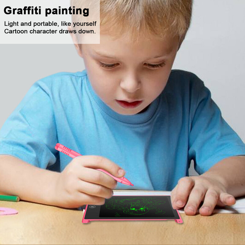 لوحة صور LCD 4.4 بوصة ، خط يدوي إلكتروني ، لوحة كتابة ABS عالية الجودة ، لعبة تعليم مبكر للأطفال