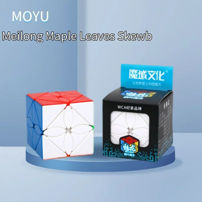 Moyu Meilong Lvy ورقة مكعبات سحرية المهنية سرعة مكعب Meilong أوراق القيقب الألغاز عصا Magico Cubo ألعاب تعليمية
