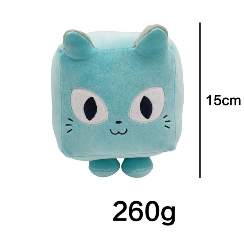 15 سنتيمتر ألعاب جديدة كبيرة القط ألعاب من القطيفة لطيف الأزرق القط دمية بلوشي صديقة الاطفال هدية