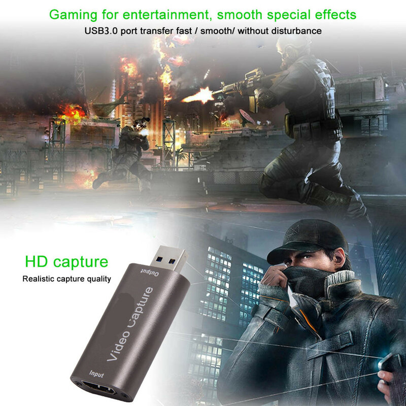 4K فيديو بطاقة التقاط الصوت والفيديو USB 3.0 USB2.0 HDMI متوافق المنتزع مسجل ل PS4 لعبة دي في دي كاميرا تسجيل بث مباشر