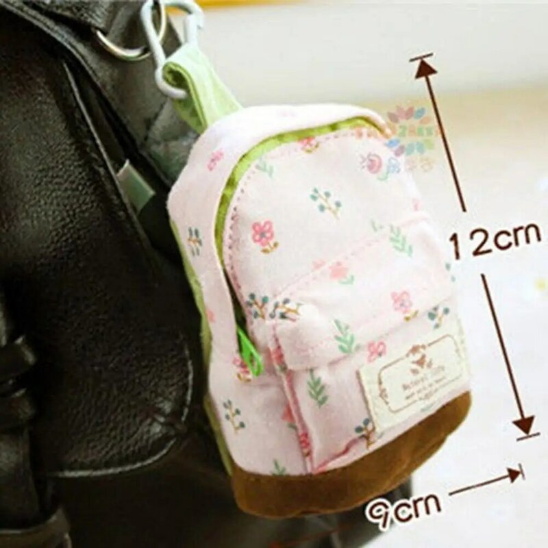 حقيبة قماش قنب زهرة نمط سستة إغلاق حقيبة من القماش زهرة محفظة المحفظة للتسوق