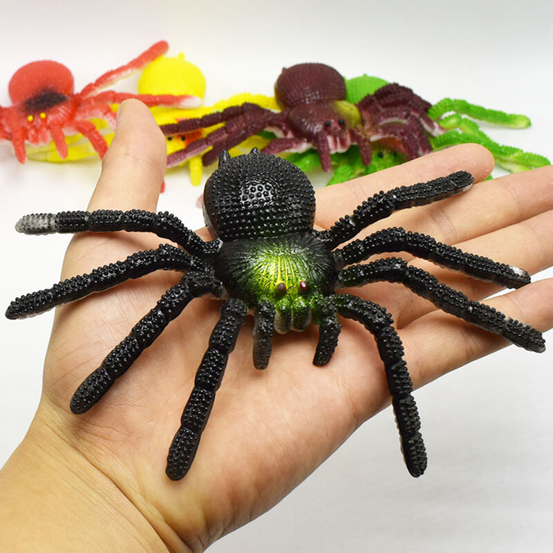 عنكبوت مخيف واقعي مزيف 15 سنتيمتر ، نموذج لعبة ، لألعاب الهالوين ، نكتة ، مخيفة ، دعائم الهالوين ، محاكاة جاك ، حداثة ، ألعاب مرحة
