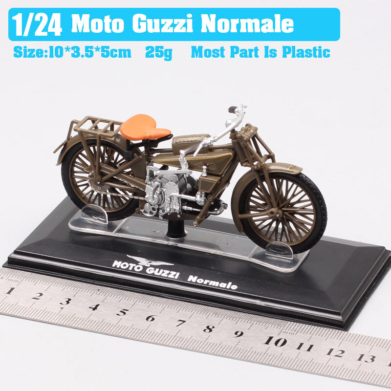 مقياس قديم 1:24 مقياس صغير 1921 موتو جوزي نورجالي نمذجة الدراجات النارية لعبة الحيوانات والمركبات دراجة جامعي هدايا الأطفال