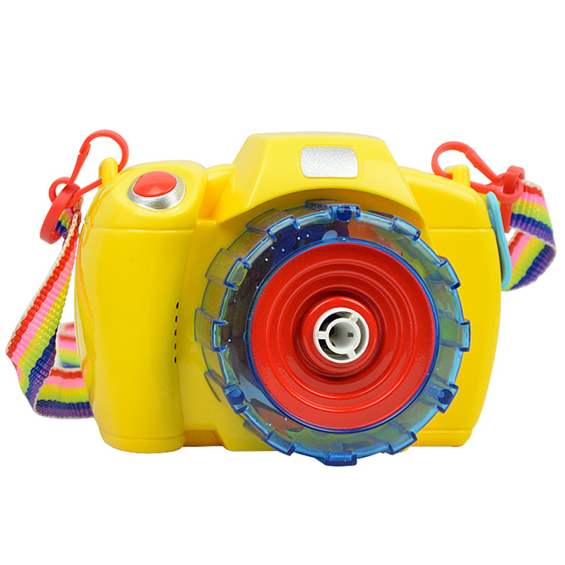 Landzo كاميرا فقاعة تهب اللعب الهدايا التلقائي بالكامل آلة فقاعة الصابون موسيقى خفيفة الكهربائية الصيف في الهواء الطلق ألعاب أطفال