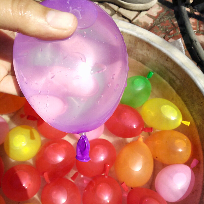 333 قطعة ملء بالونات مياه مع صنبور تجمع بالون حفلة الأطفال المياه الحرب لعبة لوازم الاطفال الصيف لعب للخارجية لعبة للشاطئ
