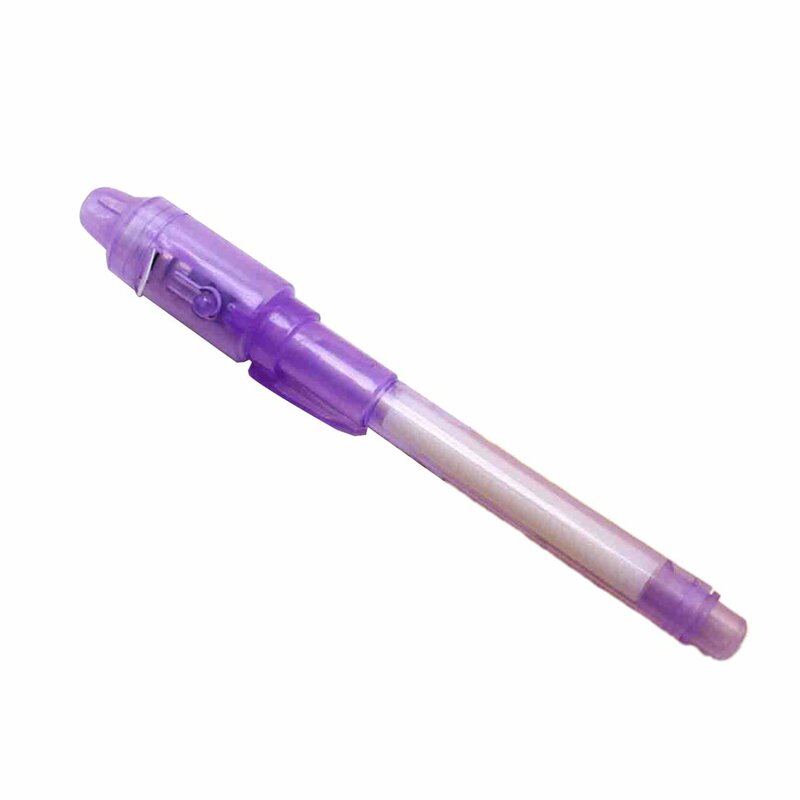 1 قطعة مصباح مضيء القلم كبير رئيس UV تحقق المال رسم ماجيك أقلام اللعب للأطفال UV ماجيك الحبر مصباح القلم القرطاسية