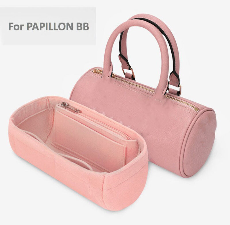 ل PAPILLON BB حقيبة إدراج المنظم محفظة إدراج المنظم حقيبة المشكل حقيبة Liner-2-3MM شعر قسط (اليدوية/20 ألوان)