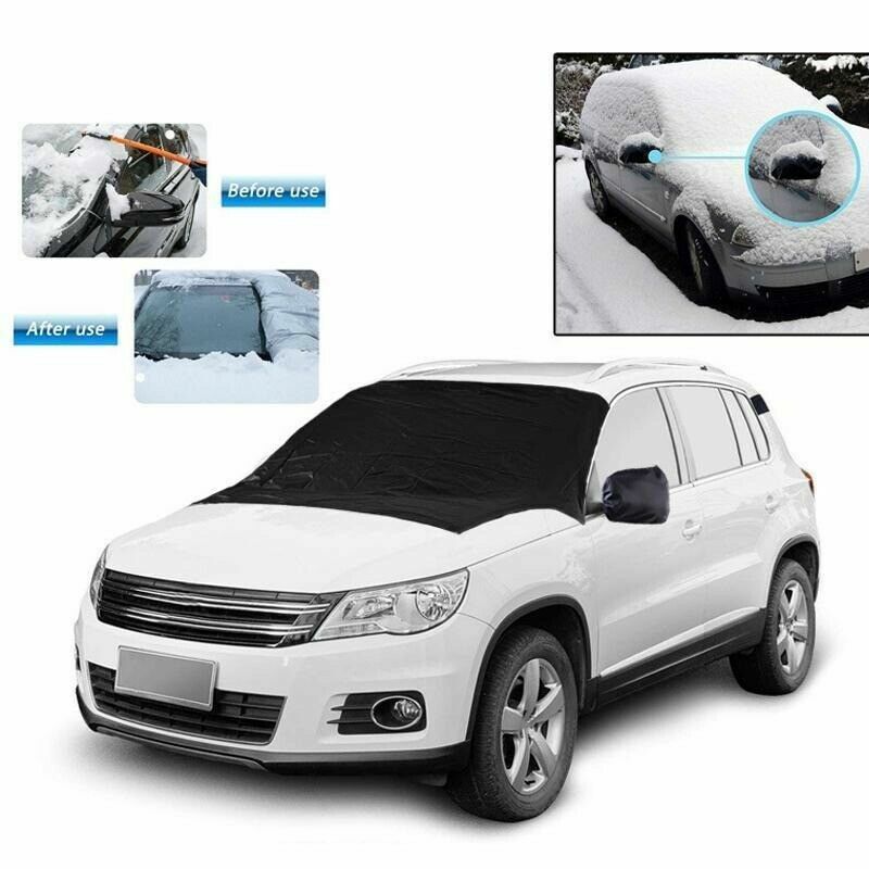 سيارة غطاء الثلوج غطاء الزجاج الأمامي السيارات الثلج الجليد درع الجبهة غطاء الزجاج الأمامي حاجز الرياح اكسسوارات السيارات الثلوج درع