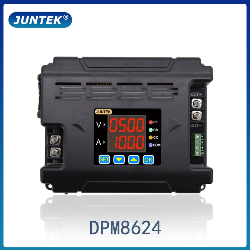 JUNTEK DPM8624 60V24A برمجة تيار مستمر تيار مستمر الرقمية قابل للتعديل تنحى الجهد امدادات الطاقة محول فرق الجهد 485 الاتصالات