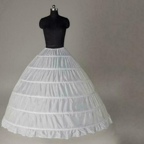 رومانسية جديدة تصميم الزفاف ثوب نسائي 6 الأطواق كرينولين زلة تنورة الزفاف هوب زلات