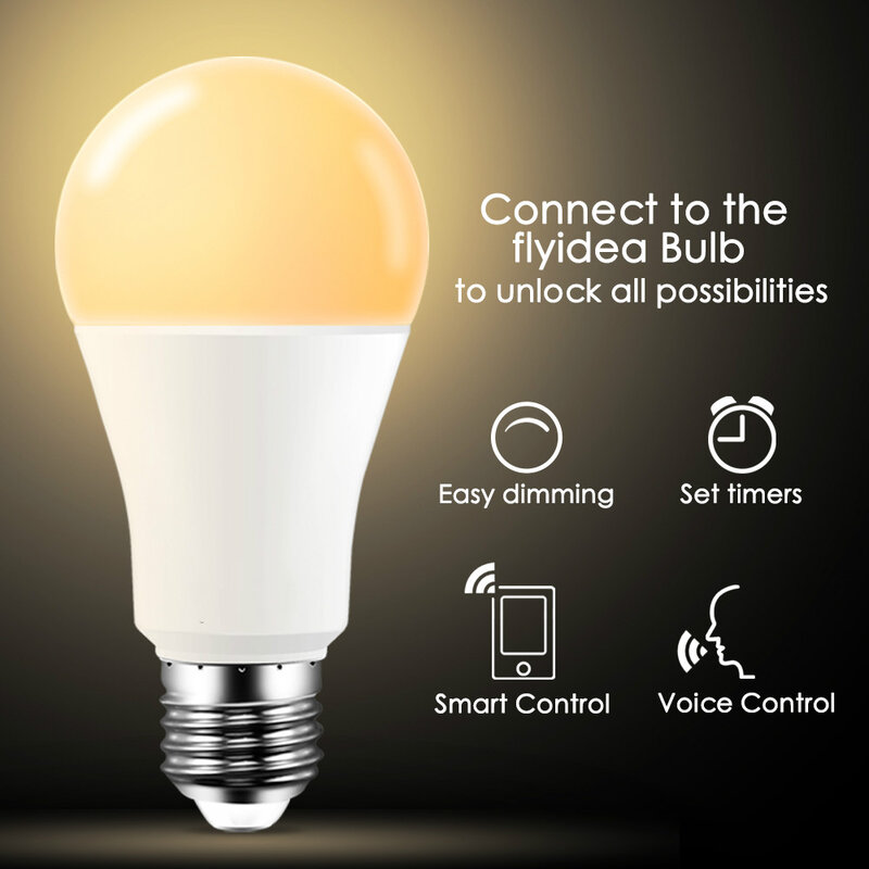 15 واط الذكية ضوء لمبة مريحة APP تعمل متوافق اليكسا جوجل مساعد التحكم الصوتي E27 عكس الضوء واي فاي LED مصباح 110 فولت 220 فولت
