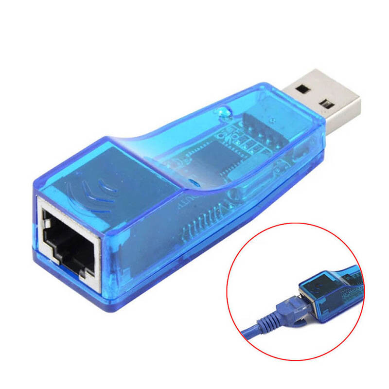 USB 2.0 إلى LAN RJ45 إيثرنت 10/100Mbps بطاقة الشبكات محول ل Win8 PC USB C موصلات محول محول USB محول
