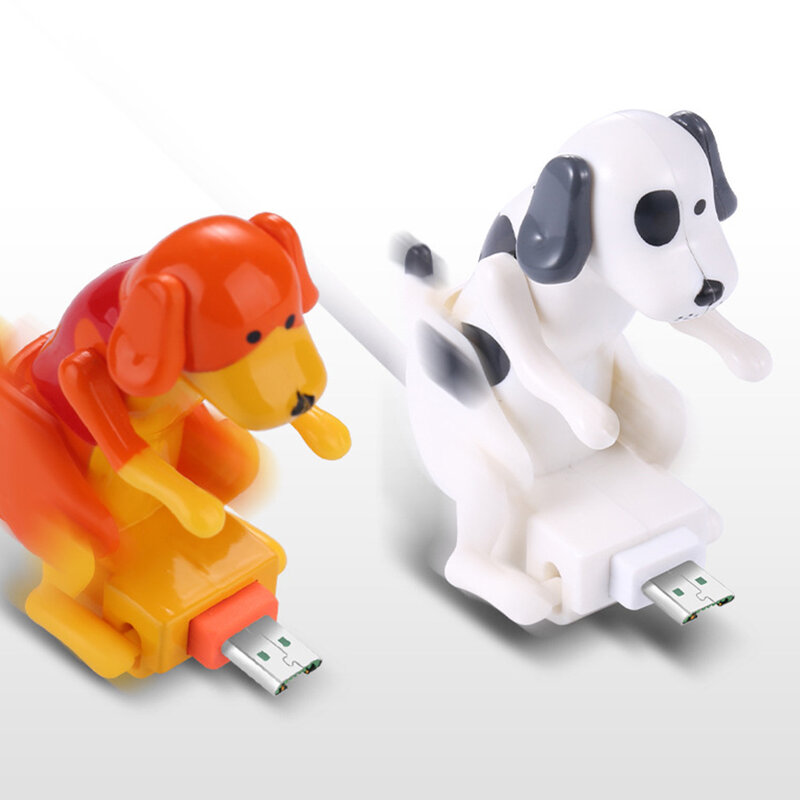مضحك Humping الكلب شاحن سريع شحن البيانات كابلات منتجات Apple الهاتف المحمول الهاتف الذكي شاحن خط الضغط اللعب