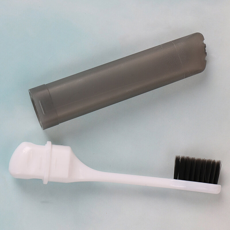 1 قطعة المحمولة للطي في الهواء الطلق السفر التخييم فرشاة الأسنان طوي فرشاة الأسنان البلاستيك
