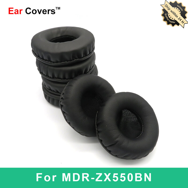 منصات الأذن لسوني MDR ZX550BN MDR-ZX550BN سماعة قطع الأذن استبدال سماعة الأذن سادة بو الجلود الإسفنج رغوة