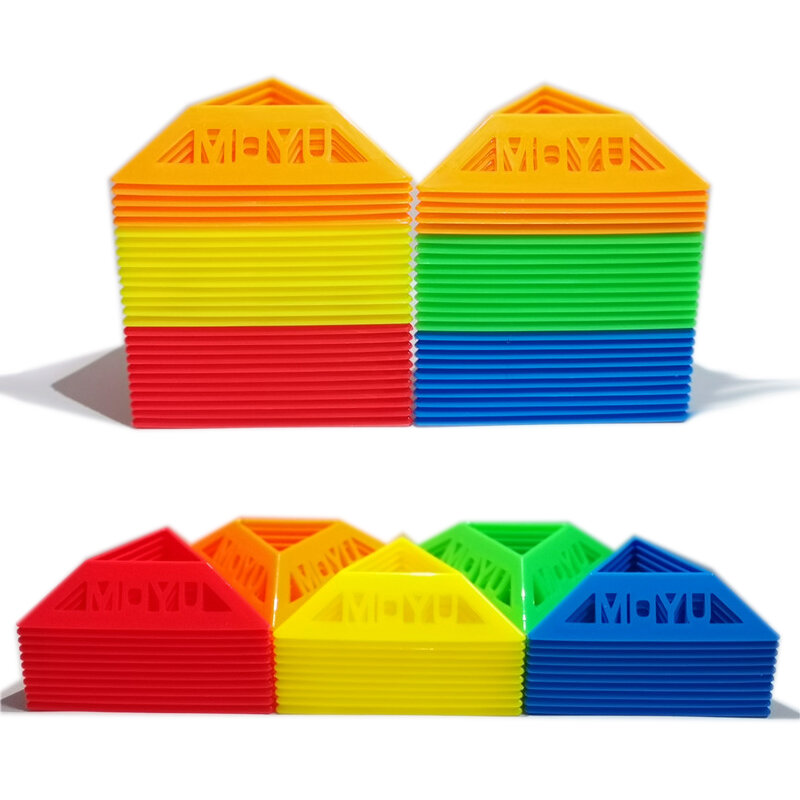5 قطعة اللون 2x2 3x3 4x4 5x5 Moyu مكعب حامل أعلى جودة ماجيك سرعة مكعب البلاستيك Cubo Magico قاعدة حامل ألعاب تعلم التعليمية