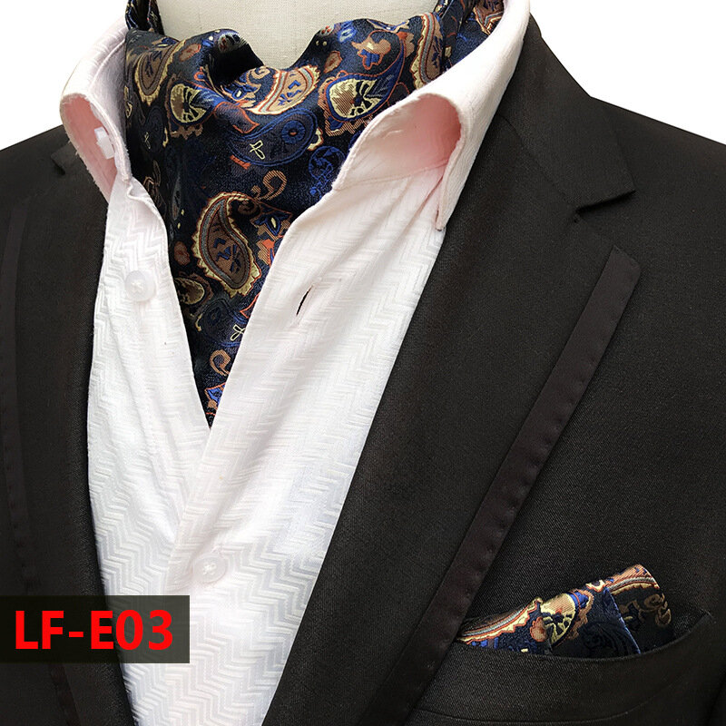 ربطة عنق مربعة من الكشمير الأزرق للرجال ، مجموعة منديل مربع من الحرير ، ربطة عنق ، ربطة عنق ، وشاح زفاف ، A034
