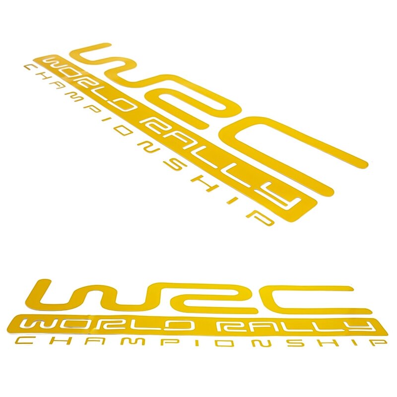 ملصقات زخرفية إبداعية مع شخصية لباب السيارة ، لبندقية WRC العالمية ، رالي ، خط الخصر