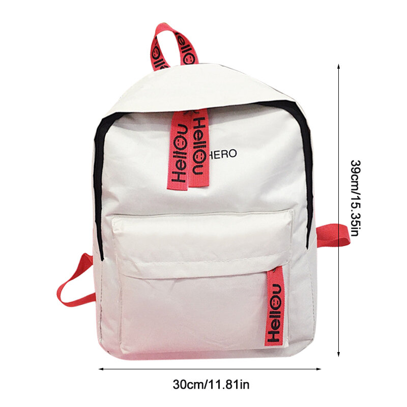 Hot البيع المرأة على ظهره النايلون حقيبة كتفية للسفر حقيبة مدرسية سوداء فتاة متعددة الوظائف حقيبة المدرسة الصغيرة للنساء 2021