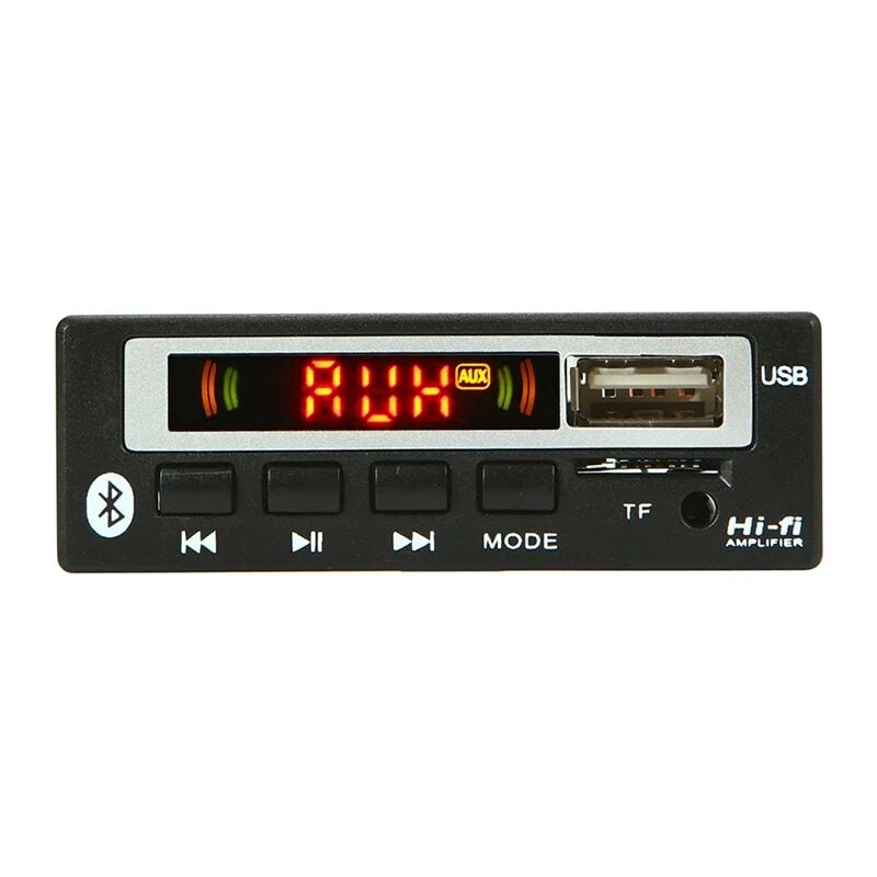 وحدة USB TF راديو FM MP3 لاسلكية Bluetooth5.0 12 فولت MP3 WMA لوحة فك التشفير