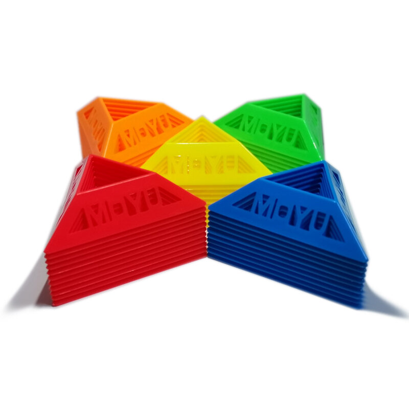 5 قطعة اللون 2x2 3x3 4x4 5x5 Moyu مكعب حامل أعلى جودة ماجيك سرعة مكعب البلاستيك Cubo Magico قاعدة حامل ألعاب تعلم التعليمية