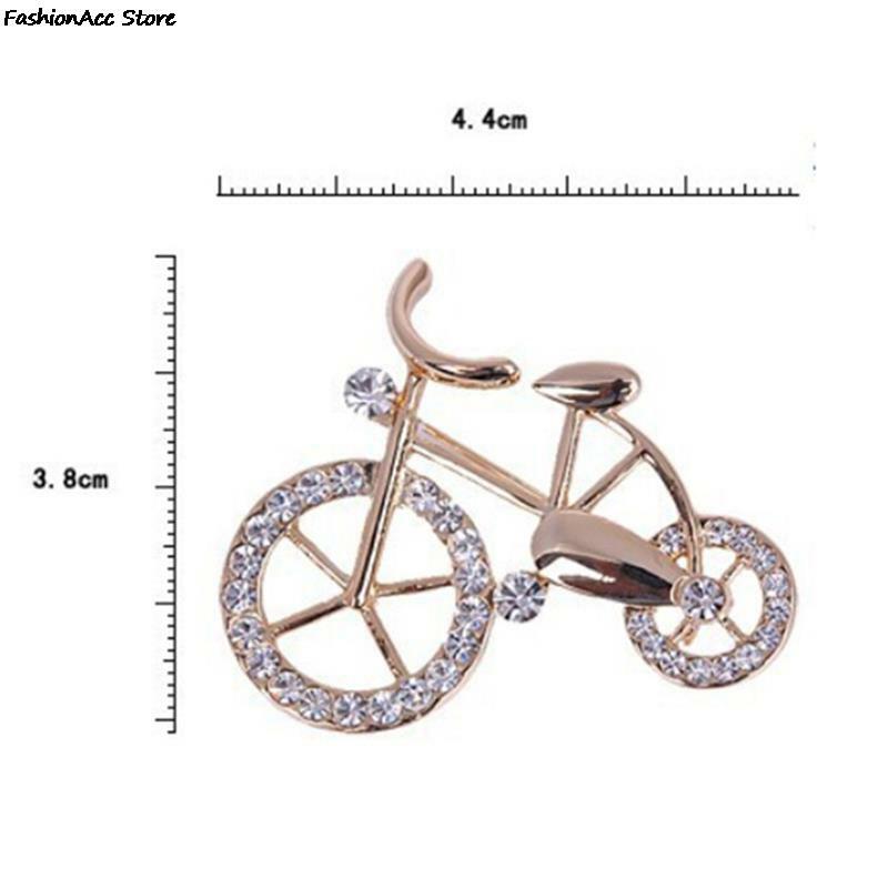 1 قطع جميلة المألوف دبابيس للنساء مجوهرات زهرة هدية بروش الدراجة دراجة عشاق الصدرية دبوس