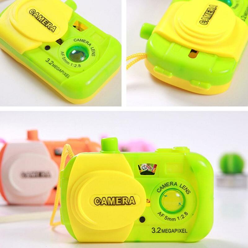 كاميرا الإسقاط لعبة الأطفال الإسقاط نمط كاميرا تعليمية هدية رقمية للأطفال محاكاة الصوت مع A2G7
