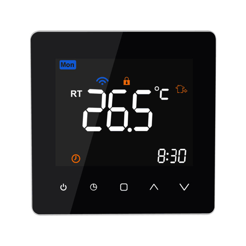 واي فاي منظم حراري ذكي 16A/5A الرقمية متحكم في درجة الحرارة APP التحكم الصوتي التحكم أسبوعي للبرمجة مع شاشة LCD تعمل باللمس