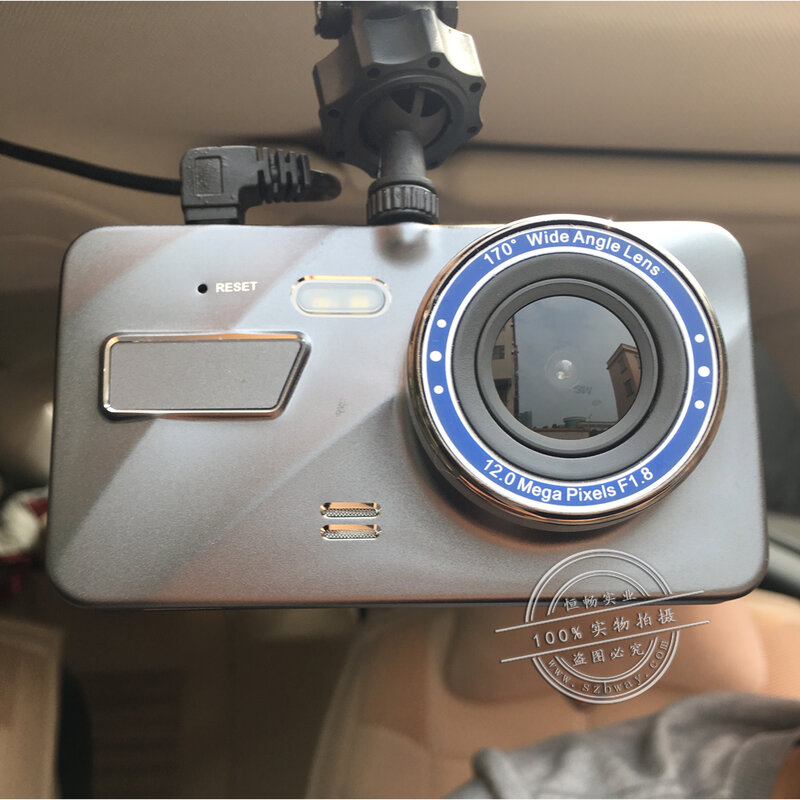 4 بوصة جهاز تسجيل فيديو رقمي للسيارات كاميرا الرؤية الخلفية مسجل قيادة السيارة 1080P FHD داش كاميرا واسعة الملاك سيارة كاميرا للرؤية الليلية G-الاستشعار داش كام