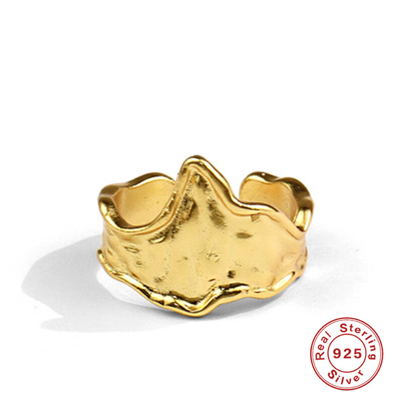 BOAKO ماركة خاتم للنساء الحد الأدنى الفضة 925 رسائل لامعة الذهب/الفضة غرامة مجوهرات يقترن خواتم Anillos кольц