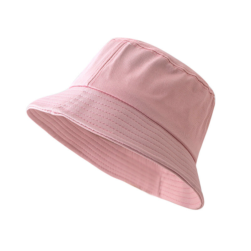 1 قطعة الكورية نمط موضة النساء الرجال دلو قبعات قبعة صيد أضعاف للجنسين الشمس بلون الربيع الصيف خارج الباب صياد قبعة