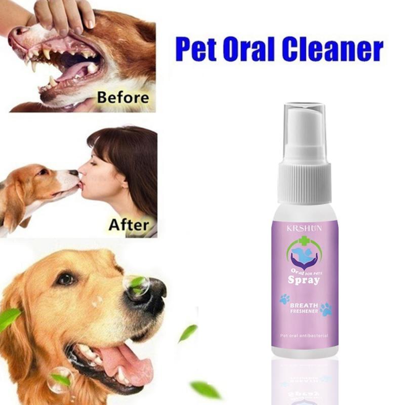 منظف فموي للحيوانات الأليفة 10 مللي معجون أسنان لتنظيف الفم والأسنان منظف للفم ورائحة الفم الكريهة بشكل طبيعي