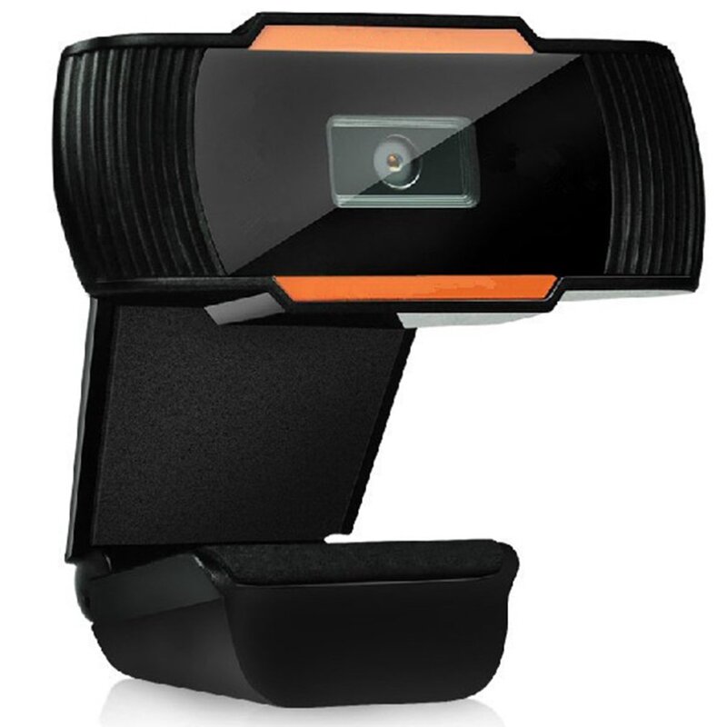 كاميرا وب قابلة للدوران 30 درجة, 2.0 عالية الجودة 1080 بيكسل، USB لتسجيل الفيديو مع ميكروفون لجهاز الكمبيوتر الشخصي