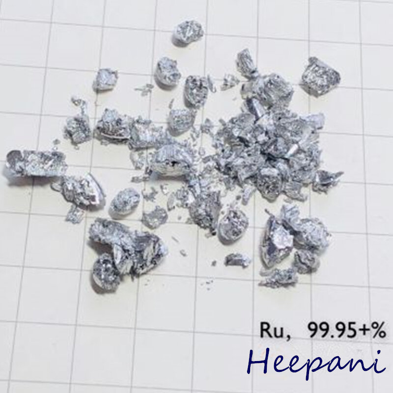 99.95% نقاء الروثينيوم سبائك معدنية نادرة الأرض عالية أداة لقياس درجة الحرارة Rh بيليه كريستال/حبيبات