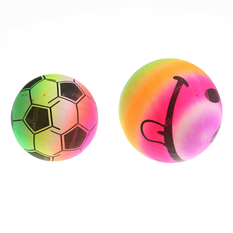 نفخ الكرة محاكاة البطيخ المطاط الكرة الشاطئ لعب لينة في الهواء الطلق و كرة طائرة للبحر نفخ البلاستيكية قوس قزح لكرة القدم