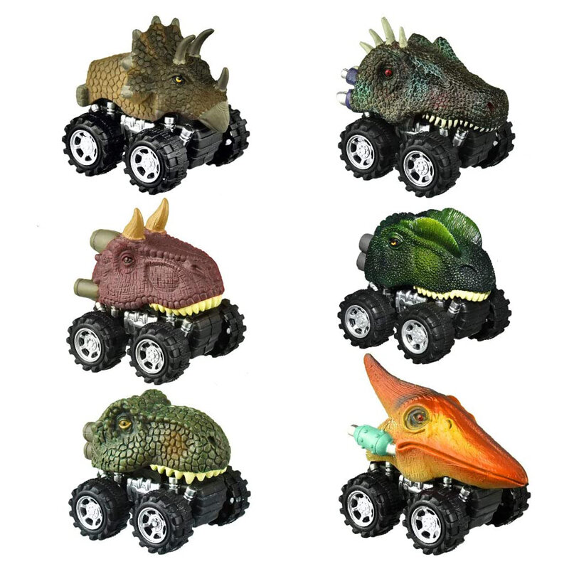 سيارات الديناصورات للأطفال من سن 3 إلى 7 سنوات ، ألعاب الأولاد ، سيارات الديناصورات ، هدايا الحفلات وهدايا الكريسماس للأولاد