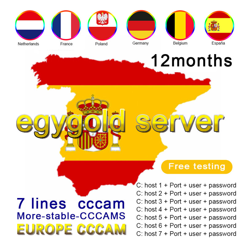 Ccam cline لأوروبا إسبانيا ألمانيا البرتغال بولندا مستقرة استقبال ccam مع المتكلم الأقمار الصناعية DVB-S2 التلفزيون