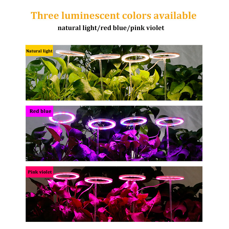 LED تنمو ضوء USB داخلي كامل الطيف فيتو تنمو مصباح Phytolamp للنباتات 5 فولت مصباح لنمو النباتات الإضاءة للنباتات داخلي