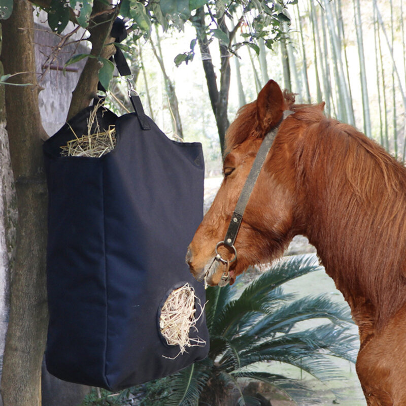 الحصان القش حقيبة بطيئة تغذية القش حقيبة القش تخزين المغذية الحقيبة حمل في الهواء الطلق ركوب الخيل أداء التدريب والعتاد