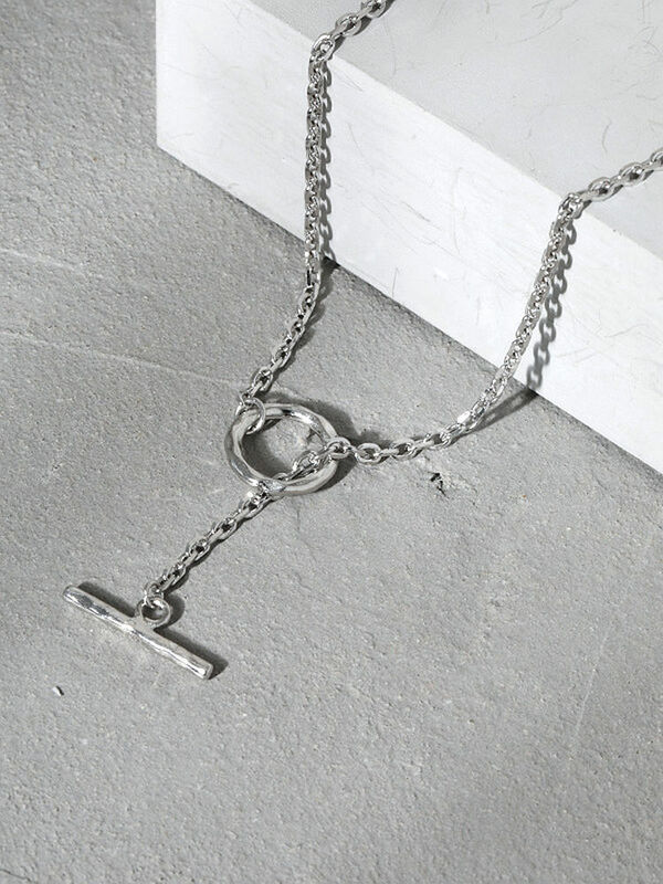 S'STEEL 925 الاسترليني قلادة فضية و المعلقات للنساء العصرية شخصية فاخرة المتخصصة تصميم سلسلة الملمس غرامة مجوهرات