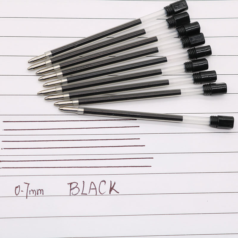 10 قطعة/مقبض كريستال الملء طول 70 مللي متر الأزرق الأسود مكتب و اللوازم المدرسية أقلام رصاص و أدوات الكتابة قلم رصاص عبوات #6