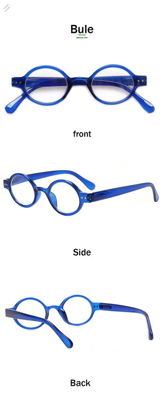 Henotin 5 حزمة الربيع المفصلي نظارات للقراءة الكلاسيكية إطار دائري صغير الرجال والنساء الزخرفية نظارات HD قارئ الديوبتر 0-600